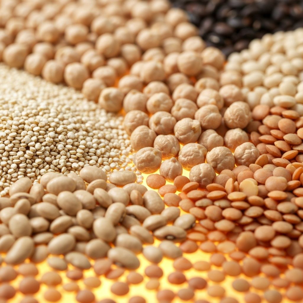 Grains and legumes variety